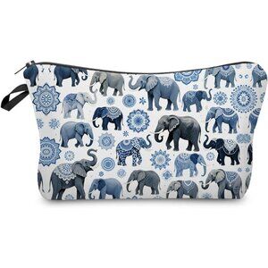 Charming Elephant Cosmetic Bag – Stylish Organizer for Travel Essentials